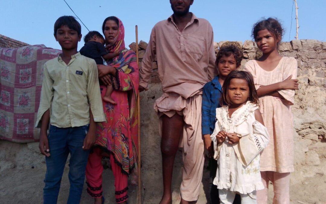 Sajid Masih und Familie